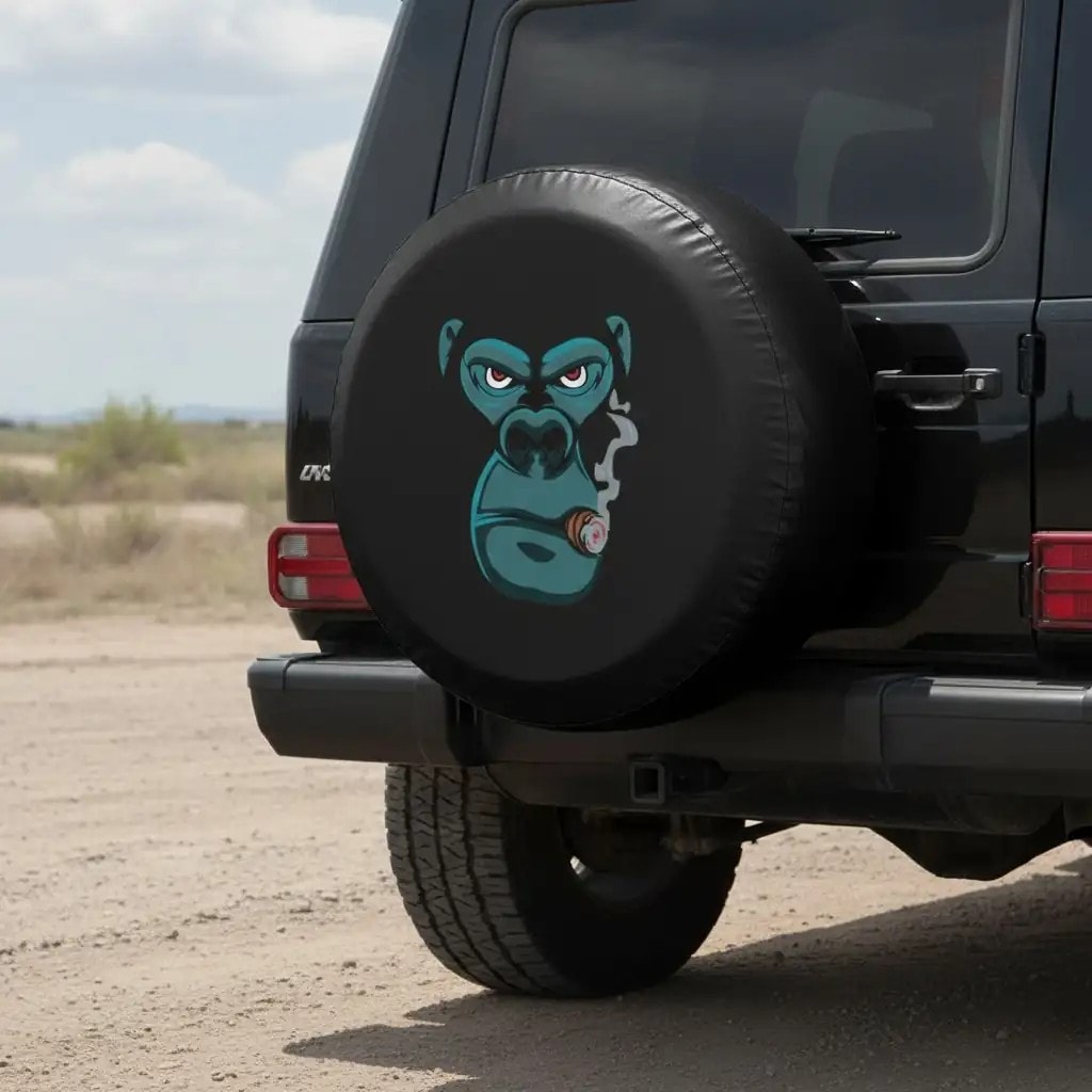 Monkey Designed Spare Wheel Tire Cover